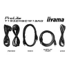 iiyama ProLite T1932MSC-W1SAG arvutimonitor 48,3 cm (19 tolli) 1280 x 1024 pikslit Full HD LED puuteekraan lauamonitor valge