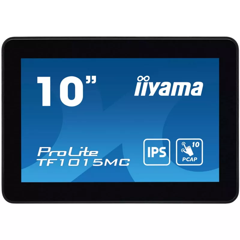 iiyama TF1015MC-B3 arvutimonitor 25,6 cm (10,1 tolli) 1280 x 800 pikslit HD LED puuteekraaniga must