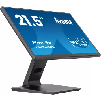 iiyama ProLite T2252MSC-B2AG arvutimonitor 54,6 cm (21,5 tolli) 1920 x 1080 pikslit Full HD LCD puuteekraaniga must