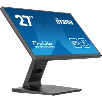 iiyama ProLite T2752MSC-B1AG arvutimonitor 68,6 cm (27 tolli) 1920 x 1080 pikslit Full HD LED puuteekraan Must