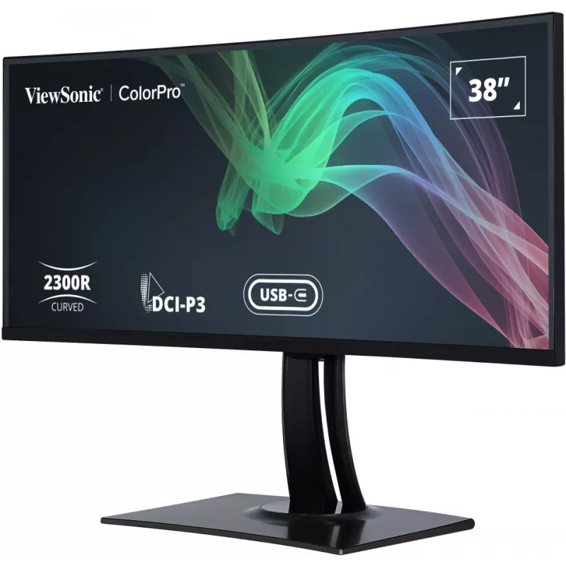 Viewsonic VP3881A arvutimonitor 96,5 cm (38 tolli) 3840 x 1600 pikslit Quad HD+ LED must