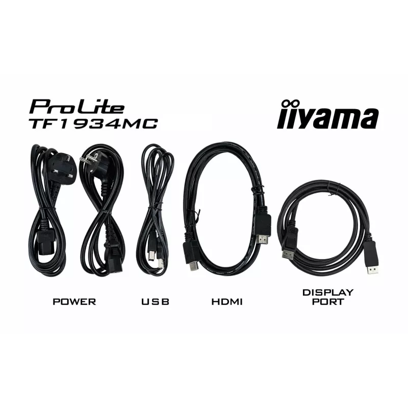 iiyama ProLite TF1934MC-B7X arvutimonitor 48,3 cm (19 tolli) 1280 x 1024 pikslit SXGA LED puuteekraaniga must