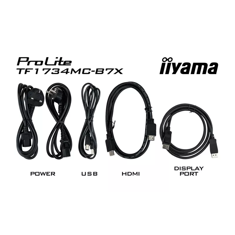 iiyama TF1734MC-B7X arvutimonitor 43,2 cm (17 tolli) 1280 x 1024 pikslit SXGA LED puuteekraaniga must