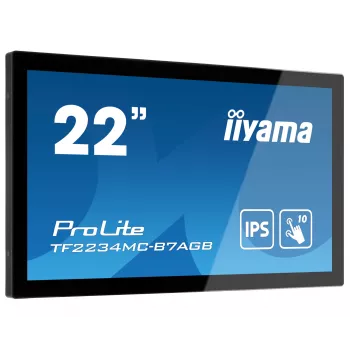 iiyama ProLite TF2234MC-B7AGB arvutimonitor 54,6 cm (21,5 tolli) 1920 x 1080 pikslit Full HD LED puuteekraaniga mitmekasutaja must