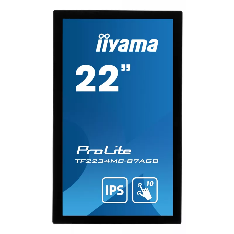 iiyama ProLite TF2234MC-B7AGB arvutimonitor 54,6 cm (21,5 tolli) 1920 x 1080 pikslit Full HD LED puuteekraaniga mitmekasutaja must