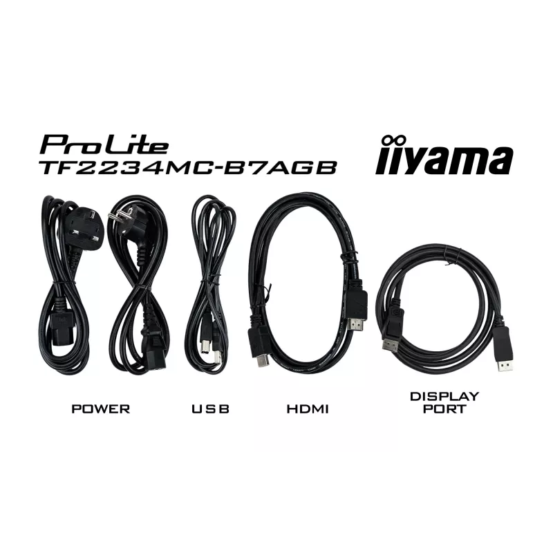 iiyama ProLite TF2234MC-B7AGB arvutimonitor 54,6 cm (21,5 tolli) 1920 x 1080 pikslit Full HD LED puuteekraaniga mitmekasutaja must