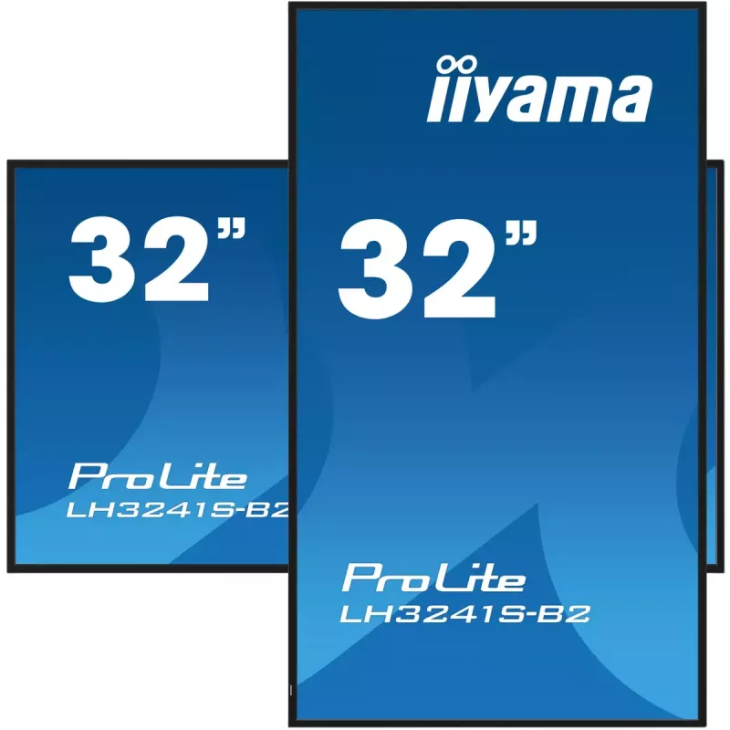 iiyama LH3241S-B2 Signage Display Kiosk disain 80 cm (31,5 tolli) LED 350 cd/m² Full HD Must 24/7