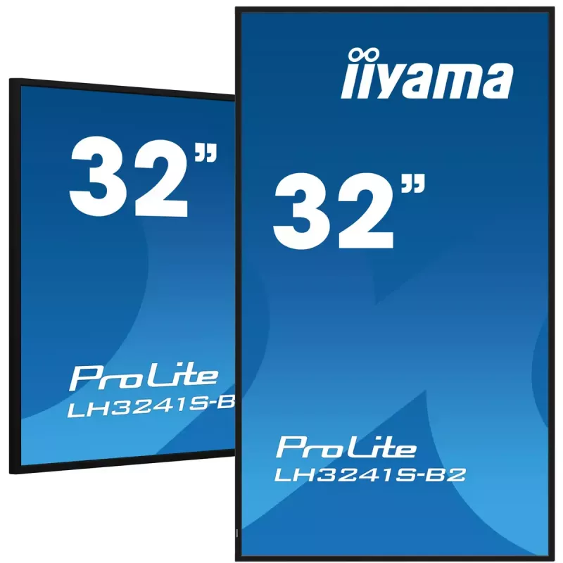 iiyama LH3241S-B2 Signage Display Kiosk disain 80 cm (31,5 tolli) LED 350 cd/m² Full HD Must 24/7