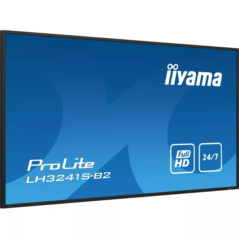 iiyama LH3241S-B2 Signage Display Kiosk disain 80 cm (31,5 tolli) LED 350 cd/m² Full HD Must 24/7