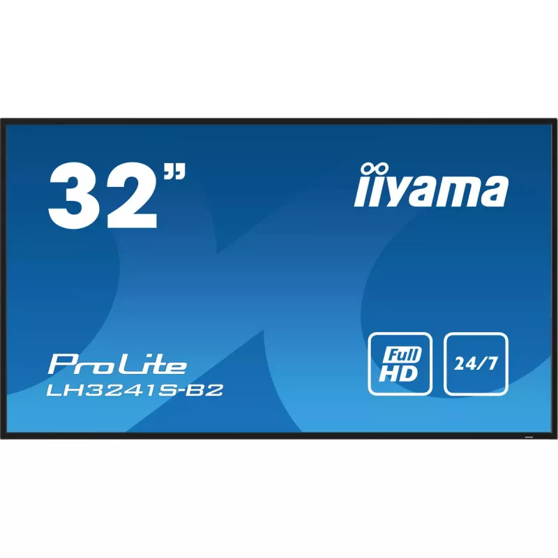 iiyama LH3241S-B2 Signage Display Kiosk disain 80 cm (31,5 tolli) LED 350 cd/m² Full HD Must 24/7