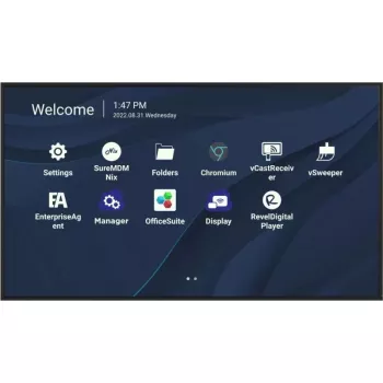 Viewsonic CDE7530 Signage Display 190.5 cm (75 tolli) Wi-Fi 450 cd/m² 4K Ultra HD Must sisseehitatud protsessoriga Android 11