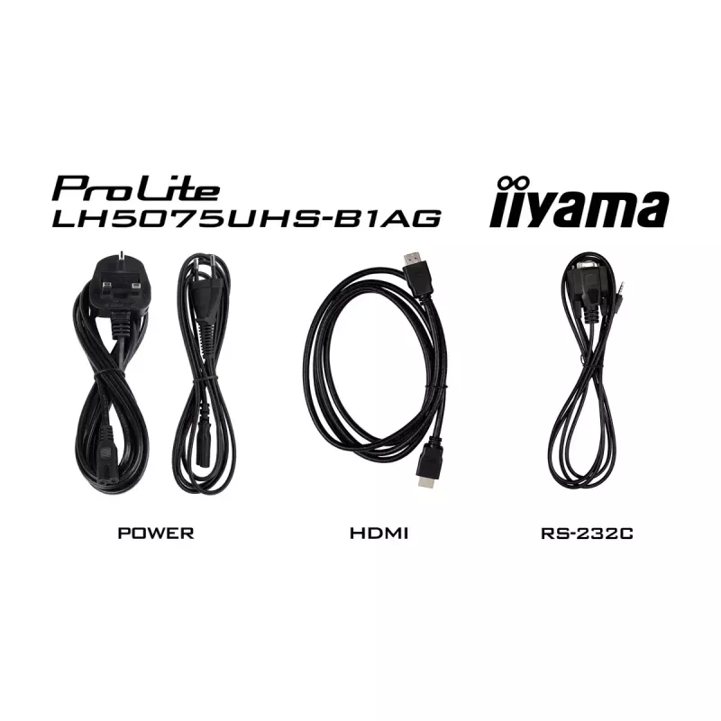 Digitaalne infotahvel iiyama LH5075UHS-B1AG 49.5-tolline LCD 4K Ultra HD 3840 x 2160