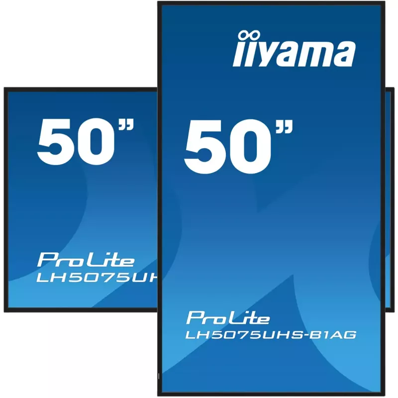 Digitaalne infotahvel iiyama LH5075UHS-B1AG 49.5-tolline LCD 4K Ultra HD 3840 x 2160
