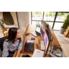 HP Series 7 Pro 34-tolline WQHD konverentsimonitor - 734pm, 86,4 cm (34 tolli), 3440 x 1440 pikslit, Wide Quad HD, LCD, 5 ms, must, hõbedane