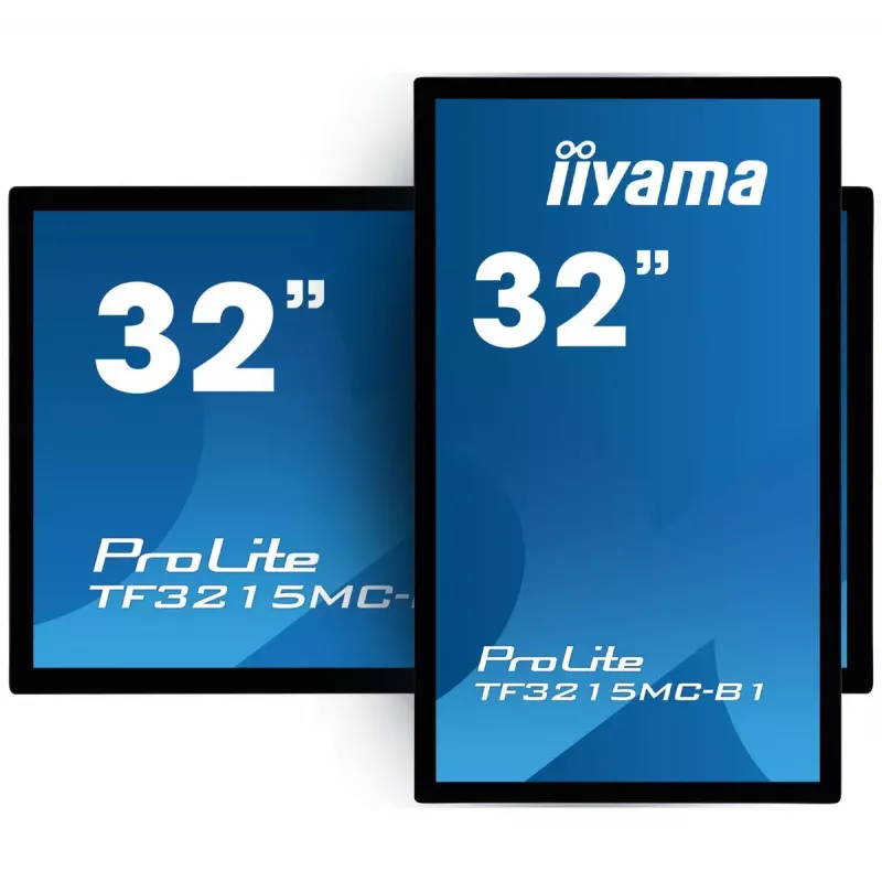iiyama ProLite TF3215MC-B2 arvutimonitor 80 cm (31,5 tolli) 1920 x 1080 pikslit Full HD LED puuteekraan Kiosk must