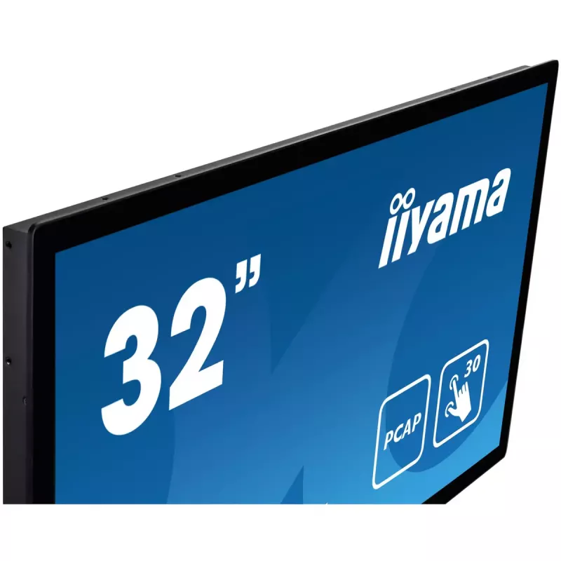 iiyama ProLite TF3215MC-B2 arvutimonitor 80 cm (31,5 tolli) 1920 x 1080 pikslit Full HD LED puuteekraan Kiosk must