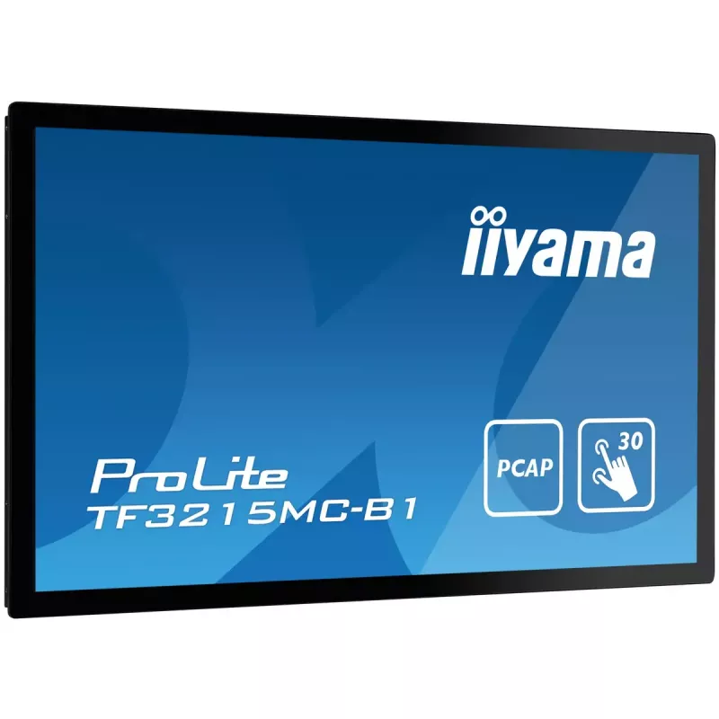 iiyama ProLite TF3215MC-B2 arvutimonitor 80 cm (31,5 tolli) 1920 x 1080 pikslit Full HD LED puuteekraan Kiosk must