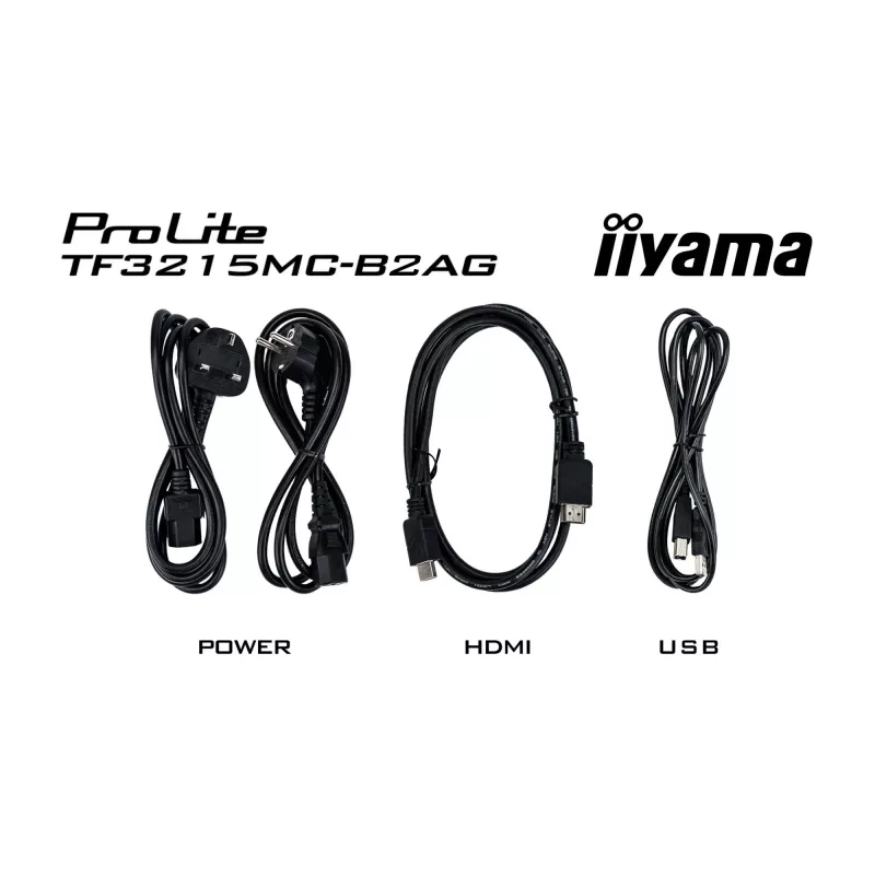 iiyama ProLite TF3215MC-B2AG arvutimonitor 80 cm (31,5 tolli) 1920 x 1080 pikslit Full HD LED puuteekraan kiosk must