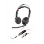 HP Poly Blackwire 5220 Stereo USB-C kõrvaklapid + 3,5 mm pistik + USB-C/A adapter