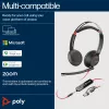 HP Poly Blackwire 5220 Stereo USB-C kõrvaklapid + 3,5 mm pistik + USB-C/A adapter