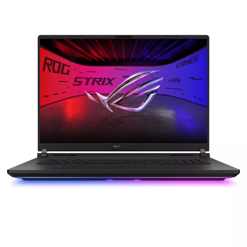 ASUS ROG Strix SCAR 18 G835LX-SA008W Intel Core Ultra 9 275HX sülearvuti 45,7 cm (18 tolli) WQXGA 64 GB DDR5-SDRAM 2 TB SSD NVIDIA GeForce RTX 5090 Wi-Fi 7 (802.11be) Windows 11 Home Saksa must