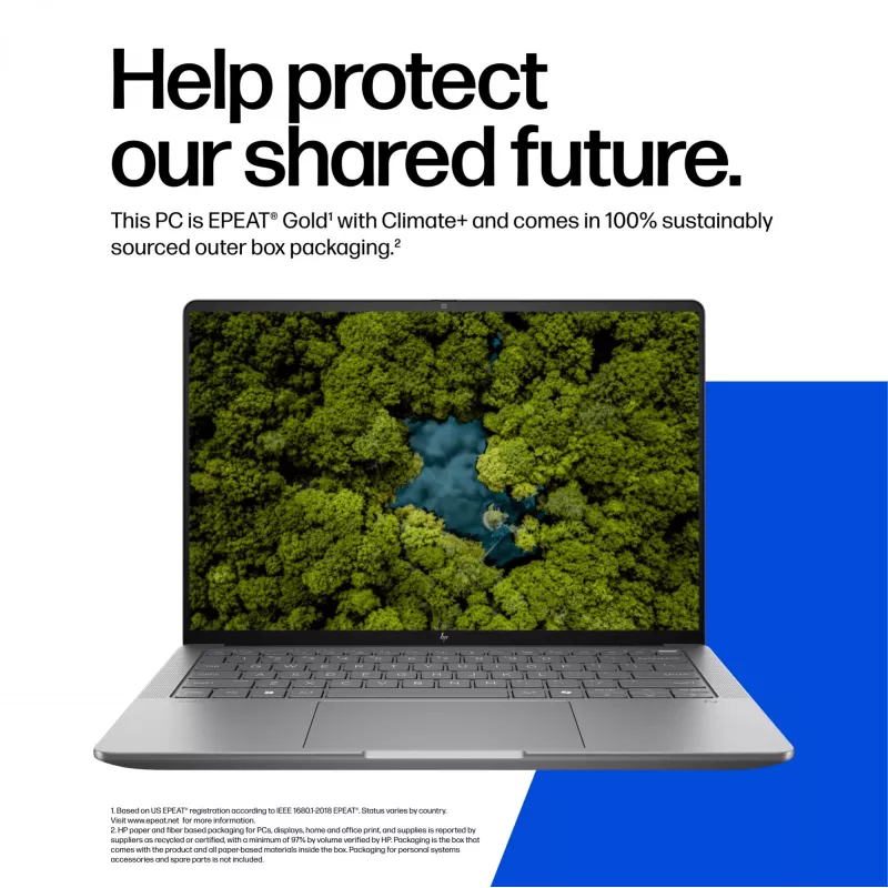 HP ZBook Ultra G1a Copilot+ PC AMD Ryzen AI Max PRO 390 35,6 cm (14 tolli) WUXGA 32 GB LPDDR5x-SDRAM Wi-Fi 7 (802.11be) Windows 11 Pro AI tööjaam, AI PC hõbedane