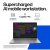 HP ZBook Ultra G1a Copilot+ PC AMD Ryzen AI Max PRO 390 35,6 cm (14 tolli) WUXGA 32 GB LPDDR5x-SDRAM Wi-Fi 7 (802.11be) Windows 11 Pro AI tööjaam, AI PC hõbedane