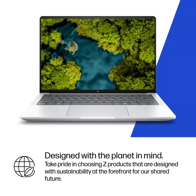 HP ZBook Ultra G1a Copilot+ PC AMD Ryzen AI Max PRO 390 35,6 cm (14 tolli) WUXGA 32 GB LPDDR5x-SDRAM Wi-Fi 7 (802.11be) Windows 11 Pro AI tööjaam, AI PC hõbedane