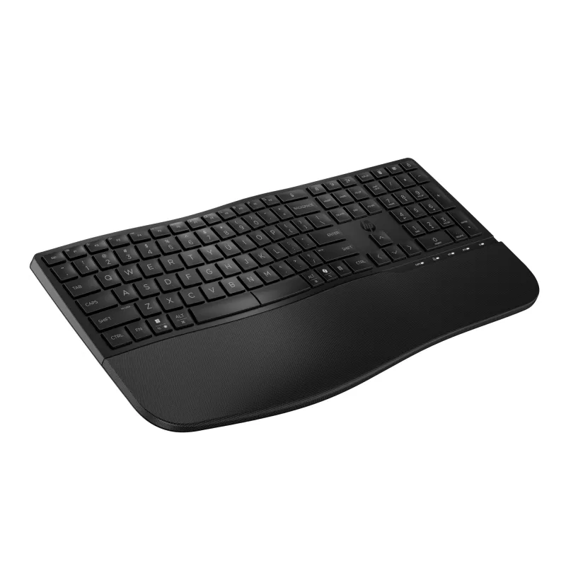 HP 685 Comfort Dual-Mode klaviatuur, täissuuruses, juhtmevaba, Bluetooth, membraan