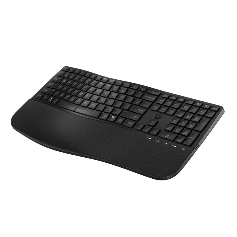 HP 685 Comfort Dual-Mode klaviatuur, täissuuruses, juhtmevaba, Bluetooth, membraan