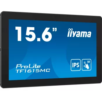 iiyama ProLite TF1615MC-B1 arvutimonitor 39,6 cm (15,6 tolli) 1920 x 1080 pikslit Full HD puuteekraan Must