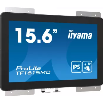 iiyama ProLite TF1615MC-B1 arvutimonitor 39,6 cm (15,6 tolli) 1920 x 1080 pikslit Full HD puuteekraan Must