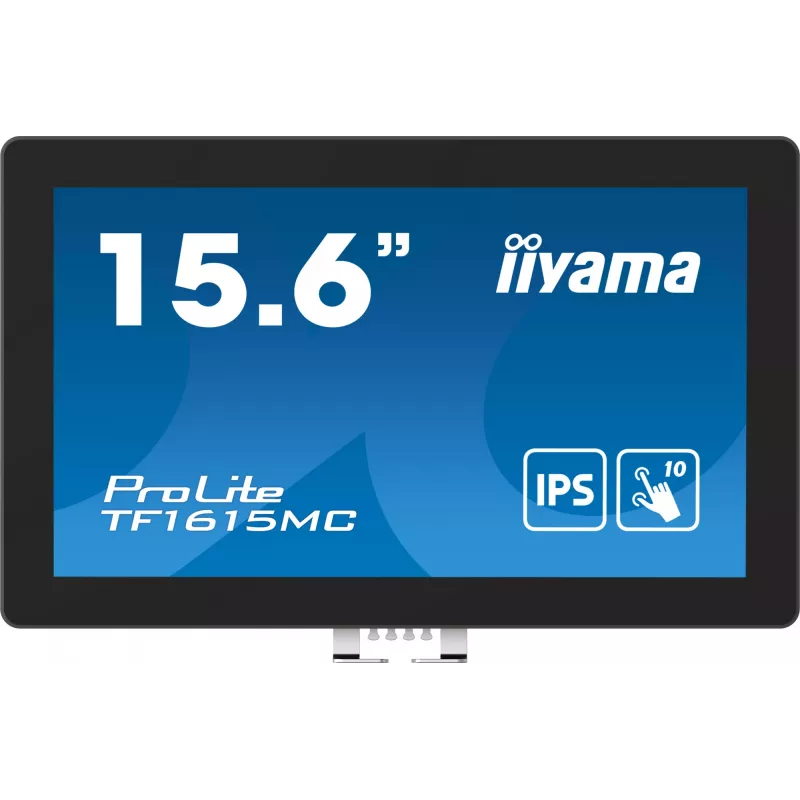 iiyama ProLite TF1615MC-B1 arvutimonitor 39,6 cm (15,6 tolli) 1920 x 1080 pikslit Full HD puuteekraan Must