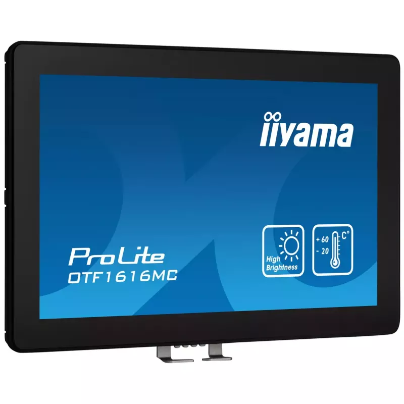 iiyama OTF1616MC-B1 arvutimonitor 39,6 cm (15,6 tolli) 1920 x 1080 pikslit Full HD LCD puuteekraaniga Must
