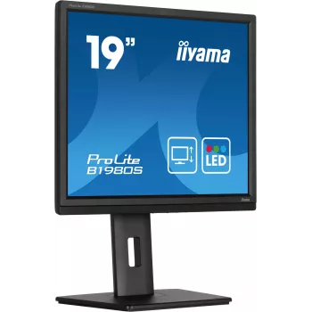 iiyama ProLite B1980S-B1 arvutimonitor 48,3 cm (19 tolli) 1280 x 1024 pikslit VGA LED must