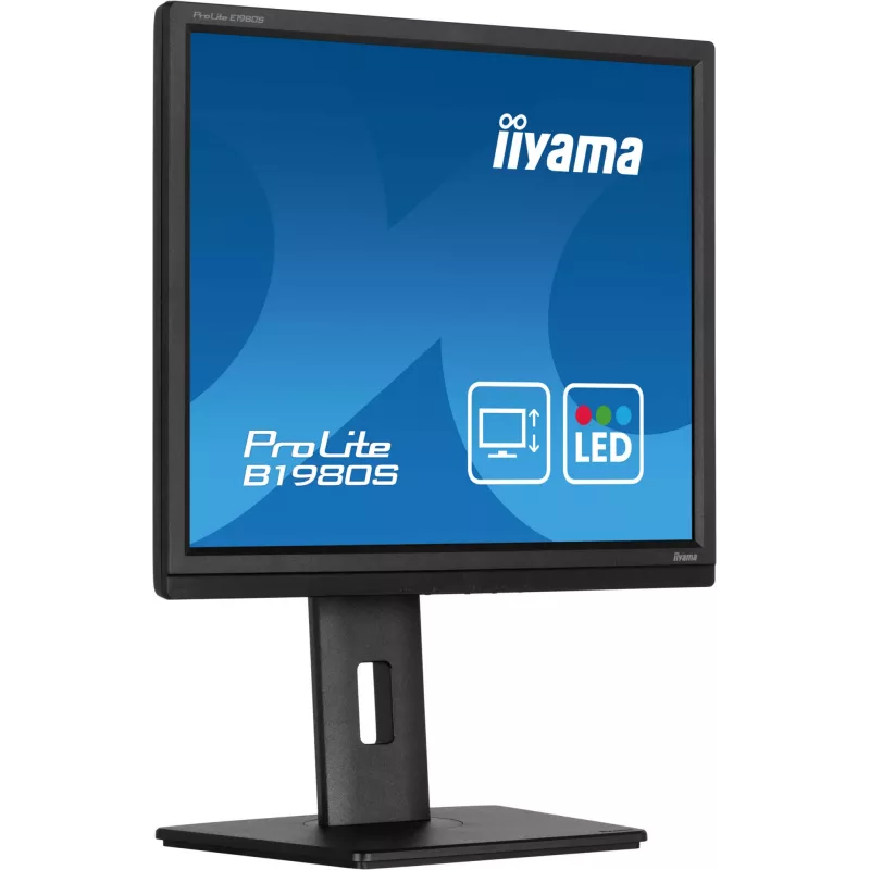iiyama ProLite B1980S-B1 arvutimonitor 48,3 cm (19 tolli) 1280 x 1024 pikslit VGA LED must