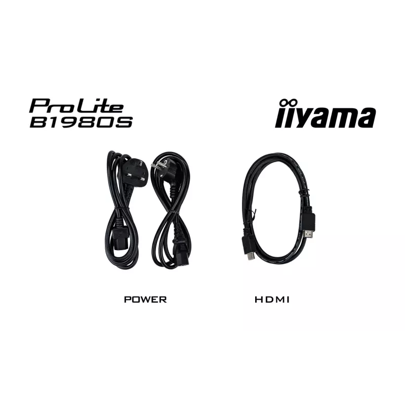 iiyama ProLite B1980S-B1 arvutimonitor 48,3 cm (19 tolli) 1280 x 1024 pikslit VGA LED must