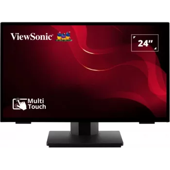 Viewsonic TD2465 Signage-ekraan Interaktiivne lamepaneel 61 cm (24 tolli) LED 250 cd/m² Full HD Must Puuteekraan