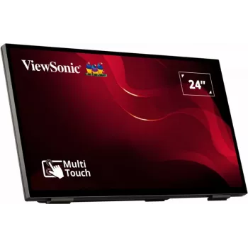 Viewsonic TD2465 Signage-ekraan Interaktiivne lamepaneel 61 cm (24 tolli) LED 250 cd/m² Full HD Must Puuteekraan