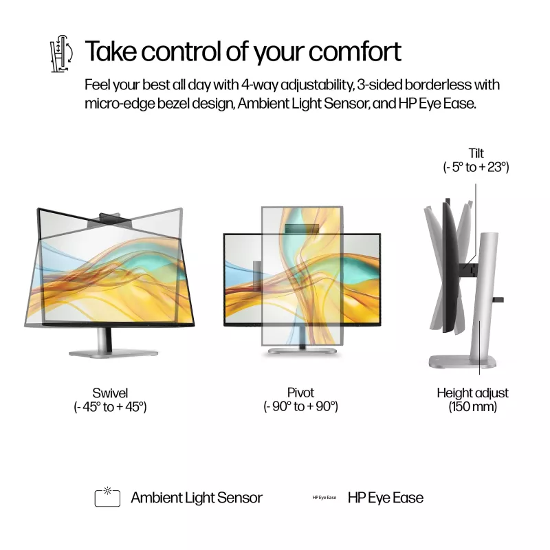 HP Series 5 Pro 23.8-tolline FHD USB-C konverentsimonitor - 524pm