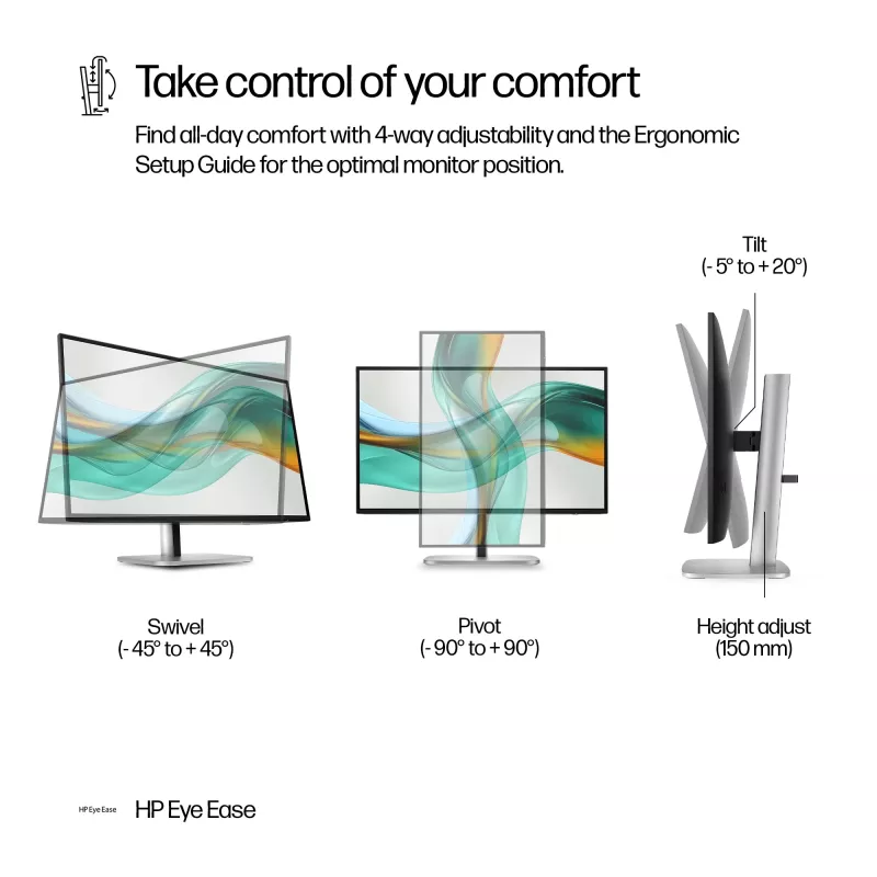 HP Series 5 Pro 27-tolline QHD USB-C monitor LCD 2560 x 1440