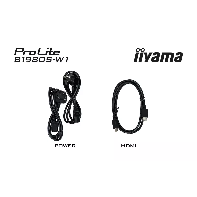 iiyama ProLite B1980S-W1 arvutimonitor 48,3 cm (19 tolli) 1280 x 1024 pikslit SVGA LED Valge