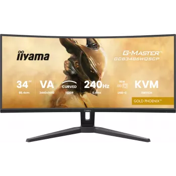 iiyama G-MASTER GCB3486WQSCP-B1 arvutimonitor 86,4 cm (34 tolli) 3440 x 1440 pikslit UltraWide Quad HD must