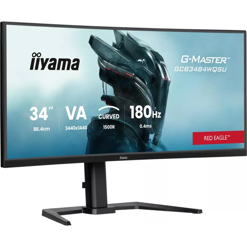 iiyama G-MASTER GCB3484WQSU-B1 arvutimonitor 86,4 cm (34 tolli) 3440 x 1440 pikslit UltraWide Quad HD LED must