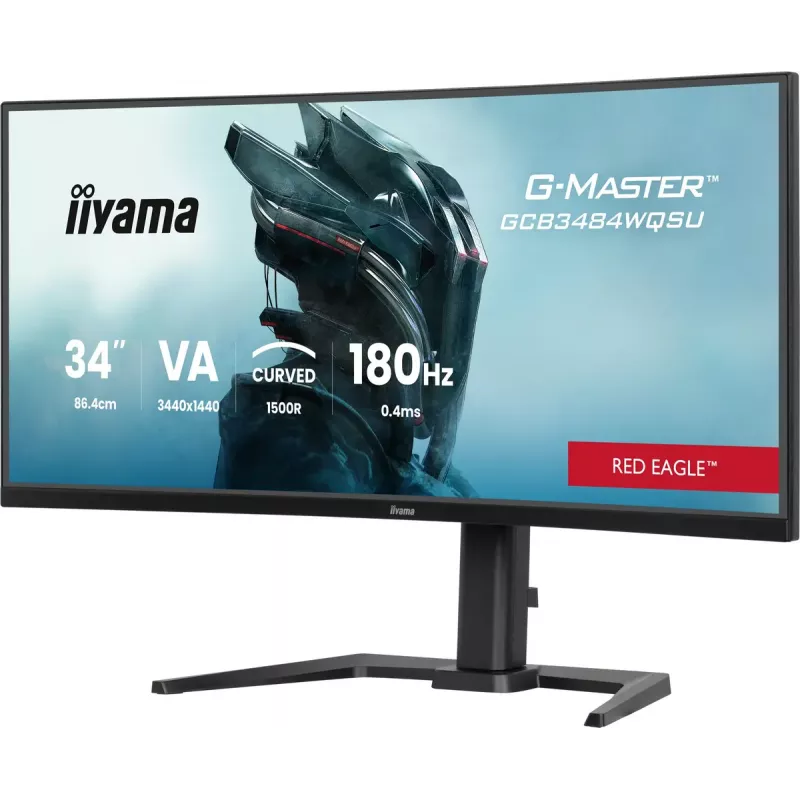 iiyama G-MASTER GCB3484WQSU-B1 arvutimonitor 86,4 cm (34 tolli) 3440 x 1440 pikslit UltraWide Quad HD LED must