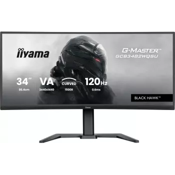 iiyama GCB3482WQSU-B1 arvutimonitor 86,4 cm (34 tolli) 3440 x 1440 pikslit UltraWide Quad HD LED must