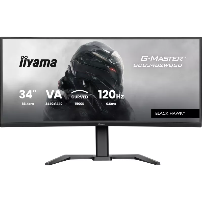 iiyama GCB3482WQSU-B1 arvutimonitor 86,4 cm (34 tolli) 3440 x 1440 pikslit UltraWide Quad HD LED must