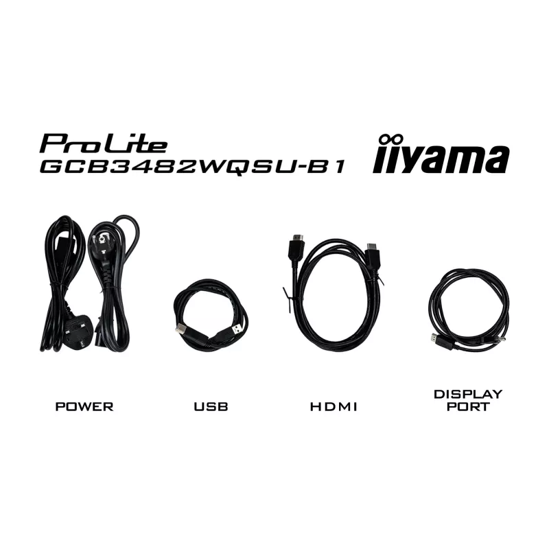 iiyama GCB3482WQSU-B1 arvutimonitor 86,4 cm (34 tolli) 3440 x 1440 pikslit UltraWide Quad HD LED must
