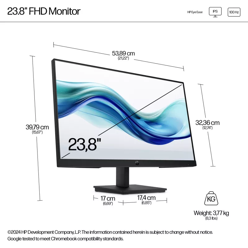 Monitor HP Series 3 Pro 23.8 tolli FHD LCD 1920x1080