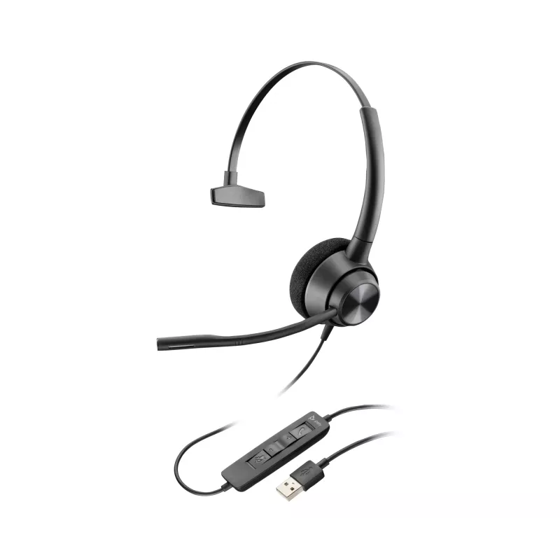 HP Poly EncorePro 310 monauraalne USB-A peakomplekt TAA
